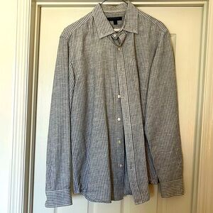 Brand new grey button down